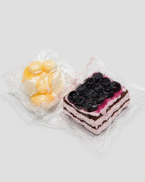 Soya Milk Pudding x Blueberry Jam Cake Duo