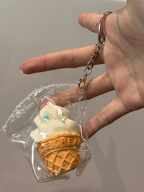 Mini Ice Cream Keychain
