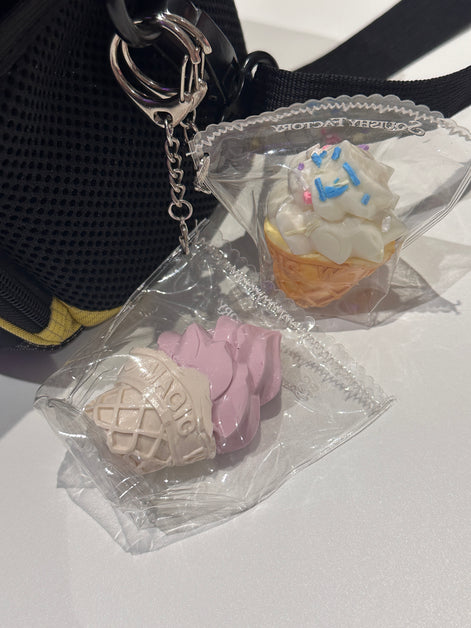 Mini Ice Cream Keychain