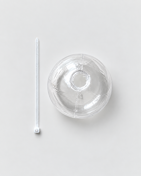 Clear Skin Squishy Ball