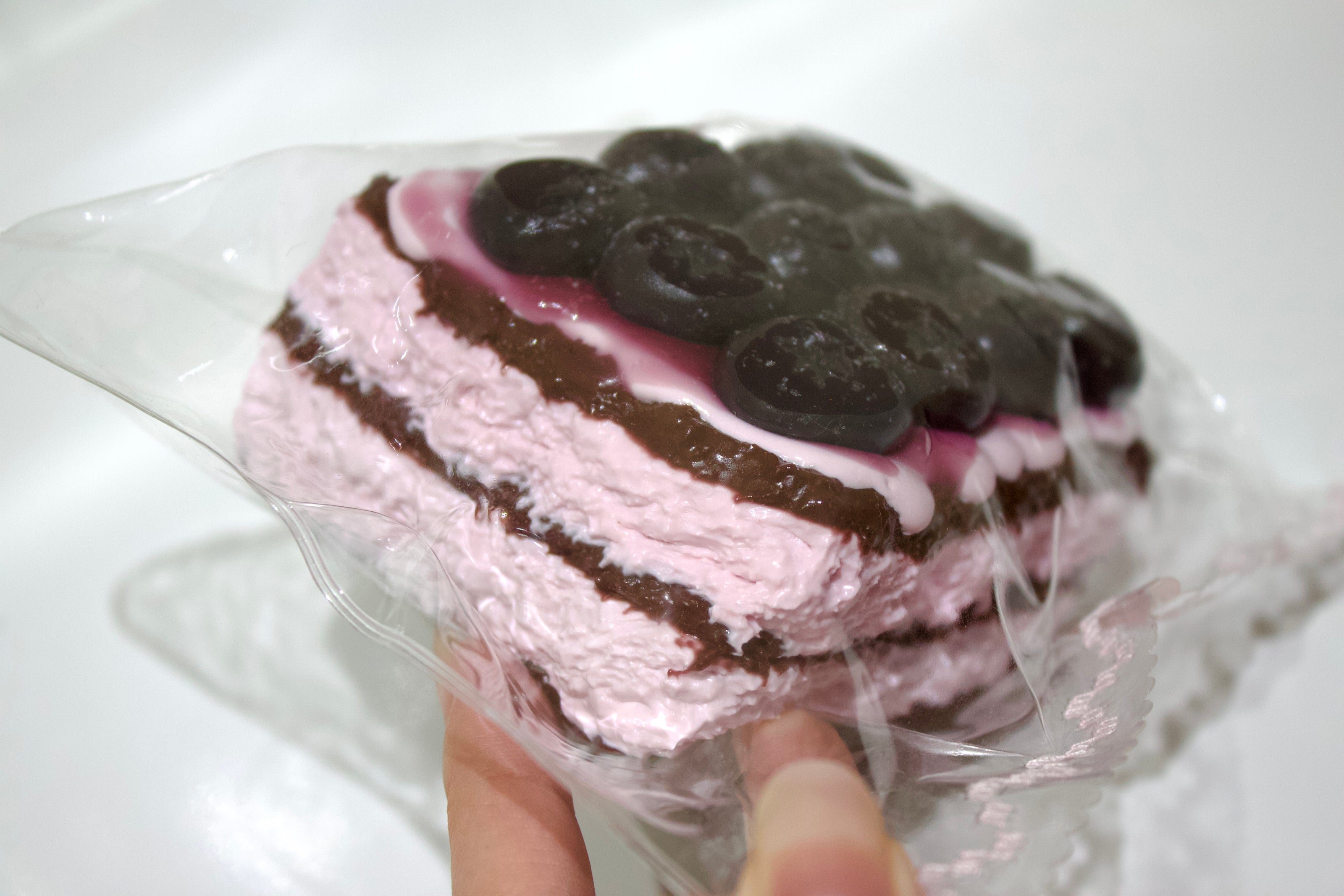Blueberry Jam Cake Slice