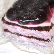 Blueberry Jam Cake Slice