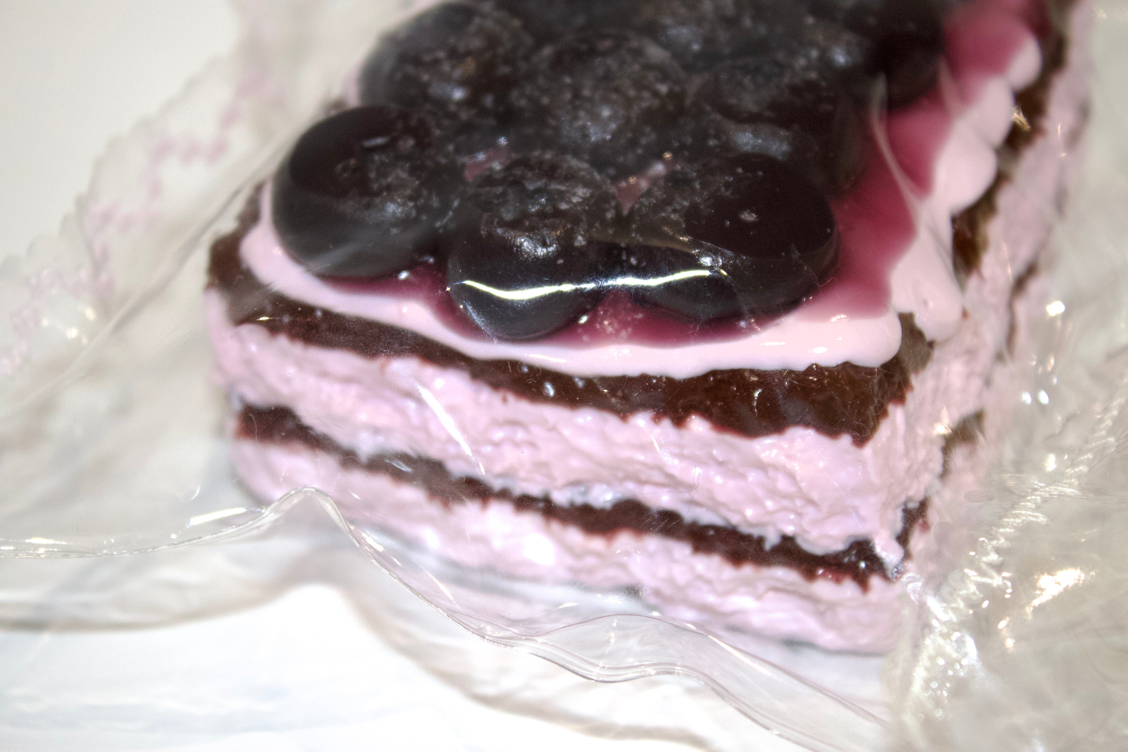 Blueberry Jam Cake Slice
