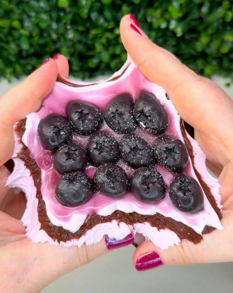 Soya Milk Pudding x Blueberry Jam Cake Duo