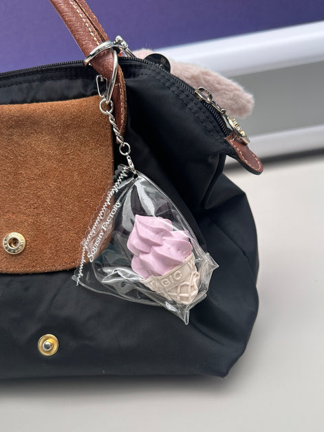 Mini Ice Cream Keychain