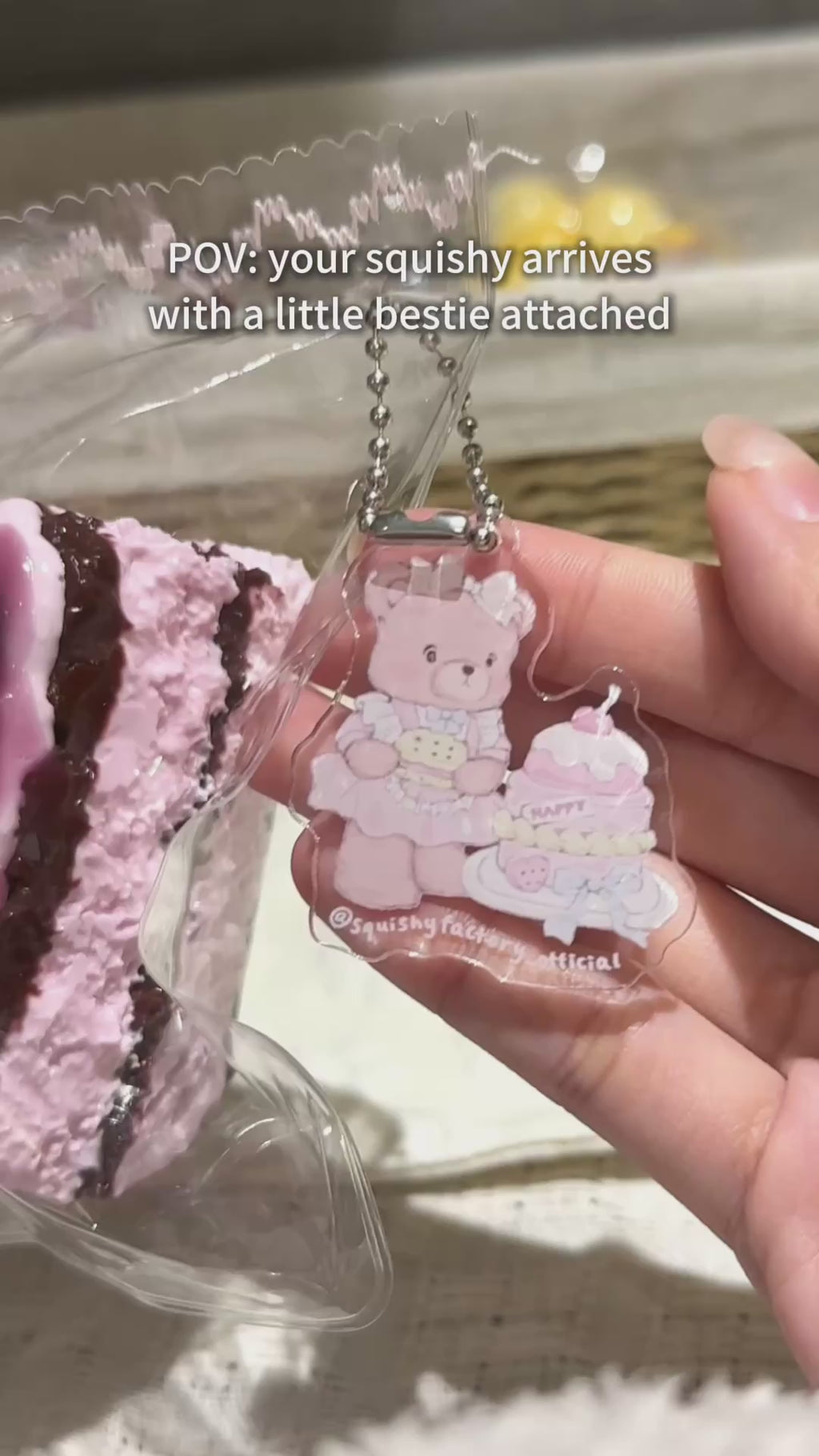 Freshly Baked Series Bear Key Chain Add-On