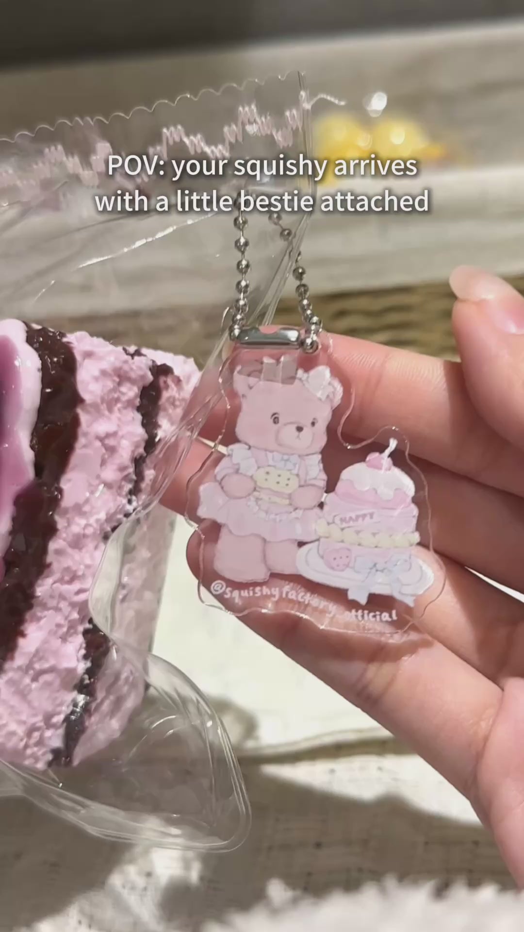 Freshly Baked Series Bear Key Chain Add-On